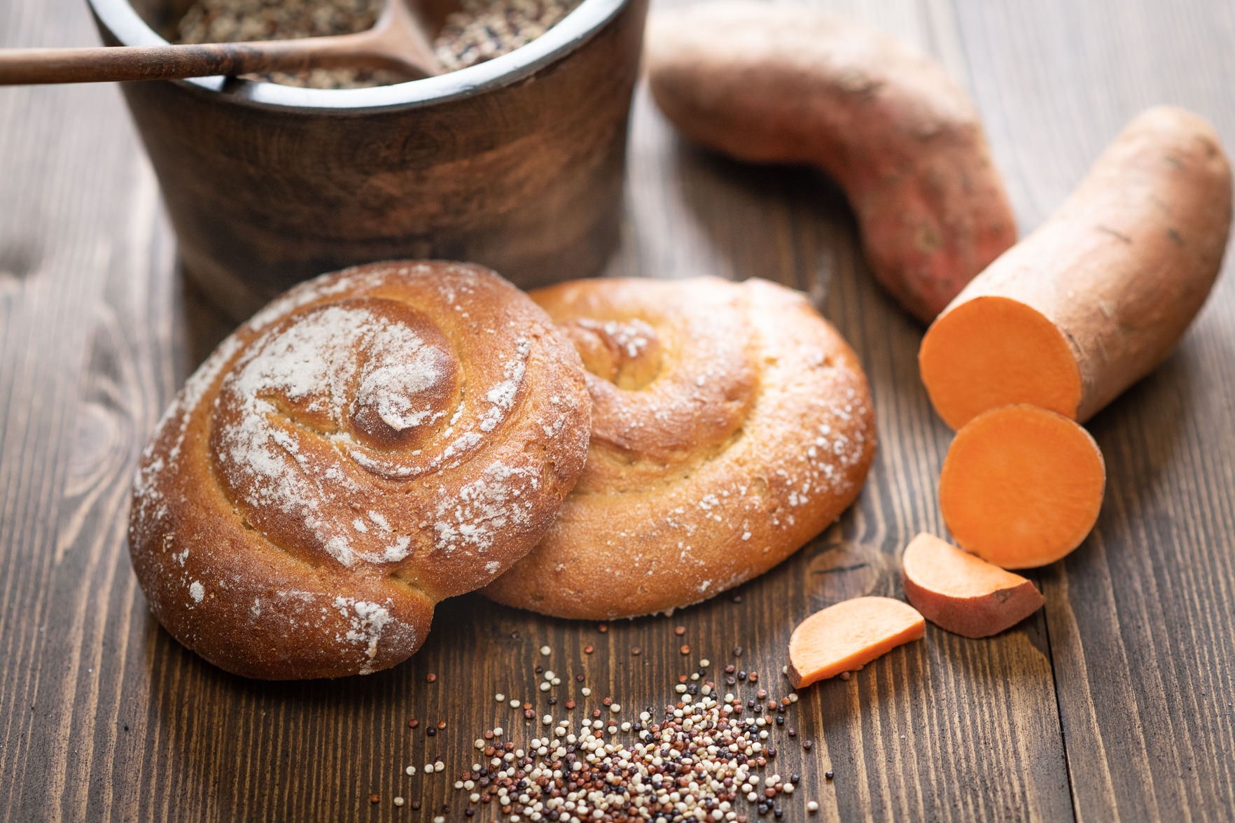Süsskartoffelbrot (vegan)
